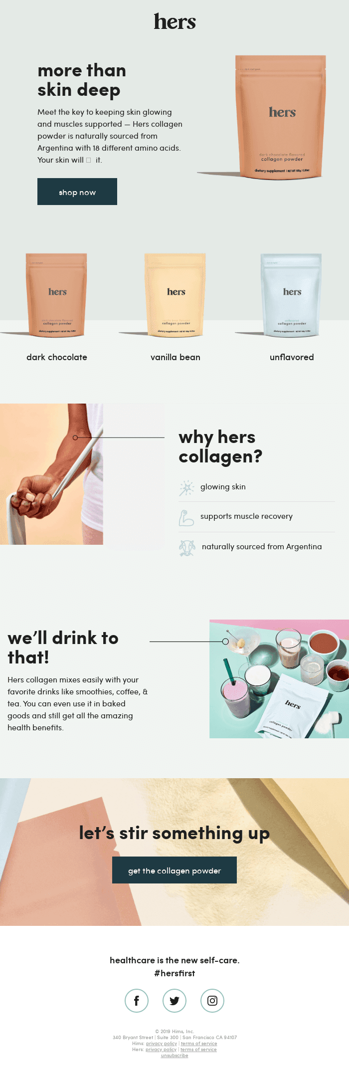 NEW: collagen powder