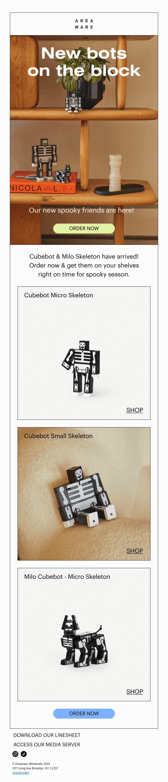 NEW Cubebot & Milo Skeleton!