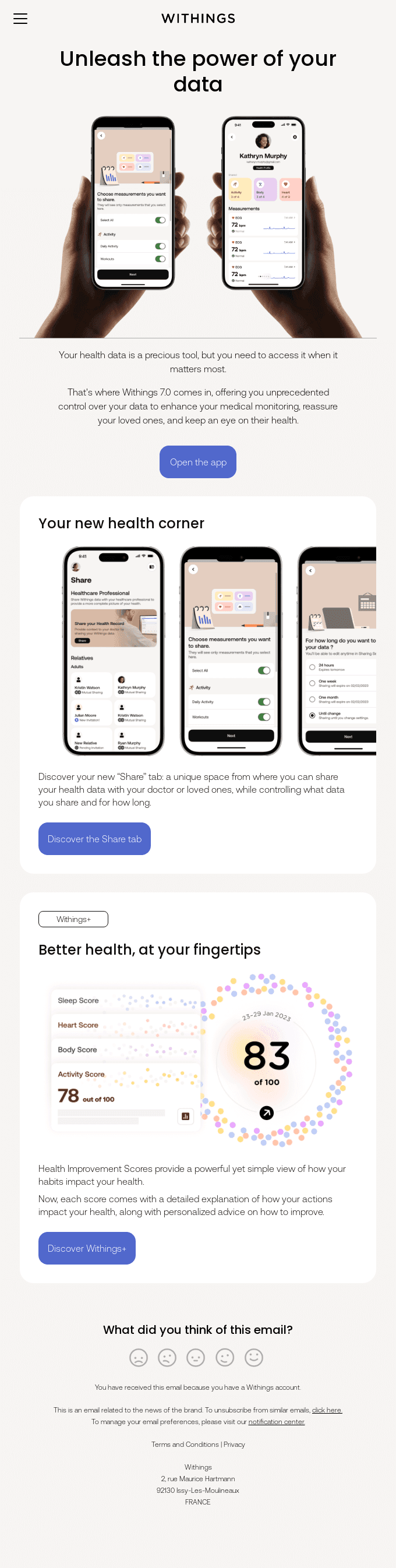 New | Discover Withings 7.0