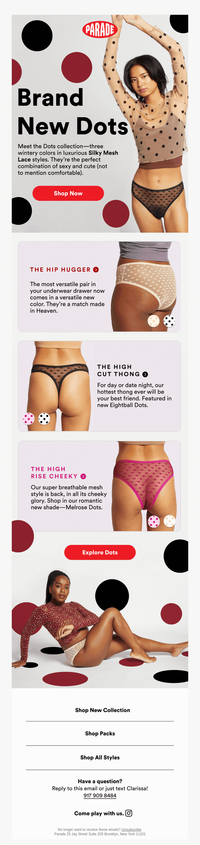 NEW: Dots in Silky Mesh Lace
