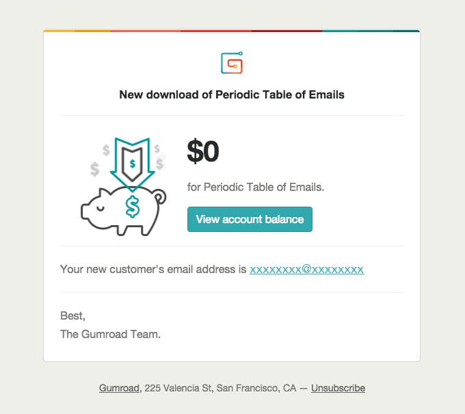 New download of Periodic Table of Emails