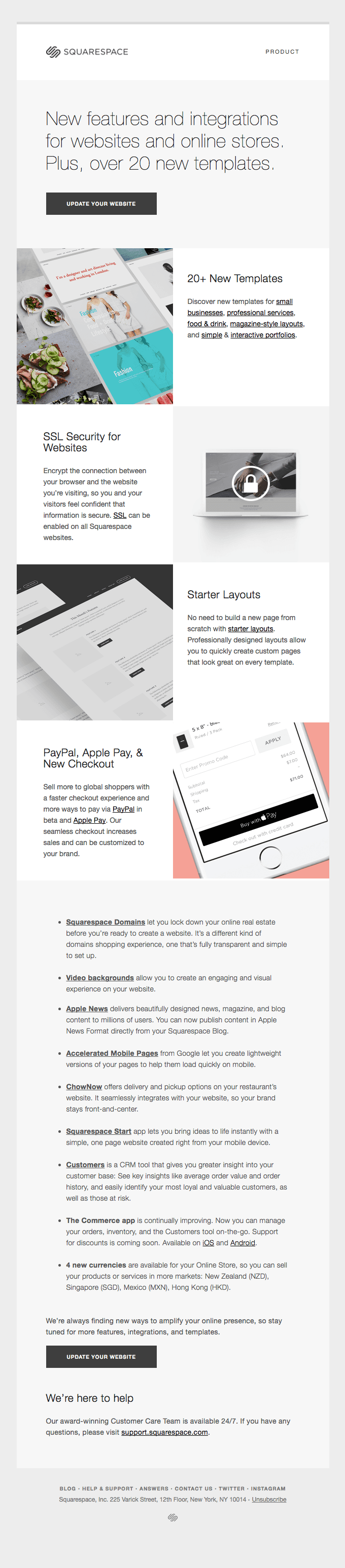 New features & more