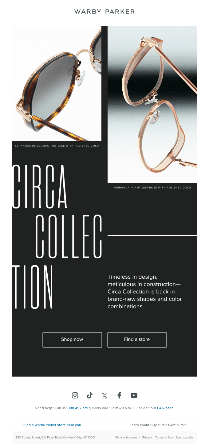 New frames just dropped