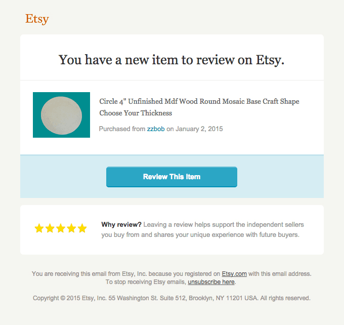 Matthew, You Have A New Item to Review