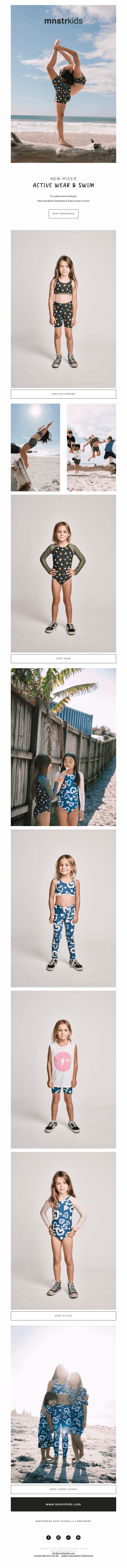 New Missie Active Wear & Swim 💫