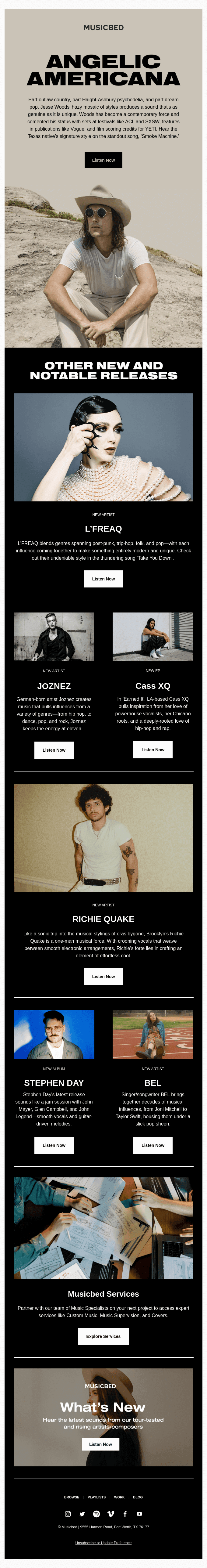 New Music Roundup