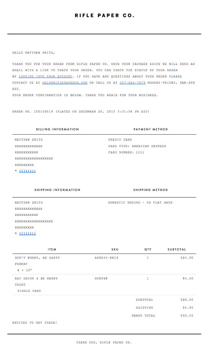 New Order No. 11111111