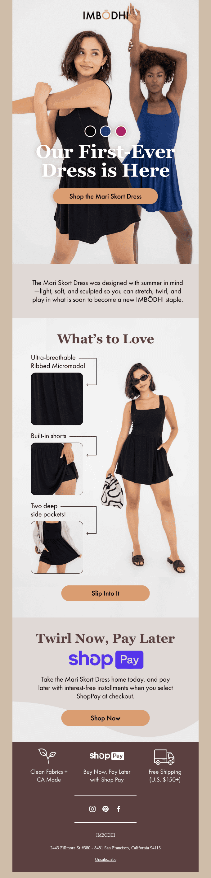 NEW: Our first ever dress