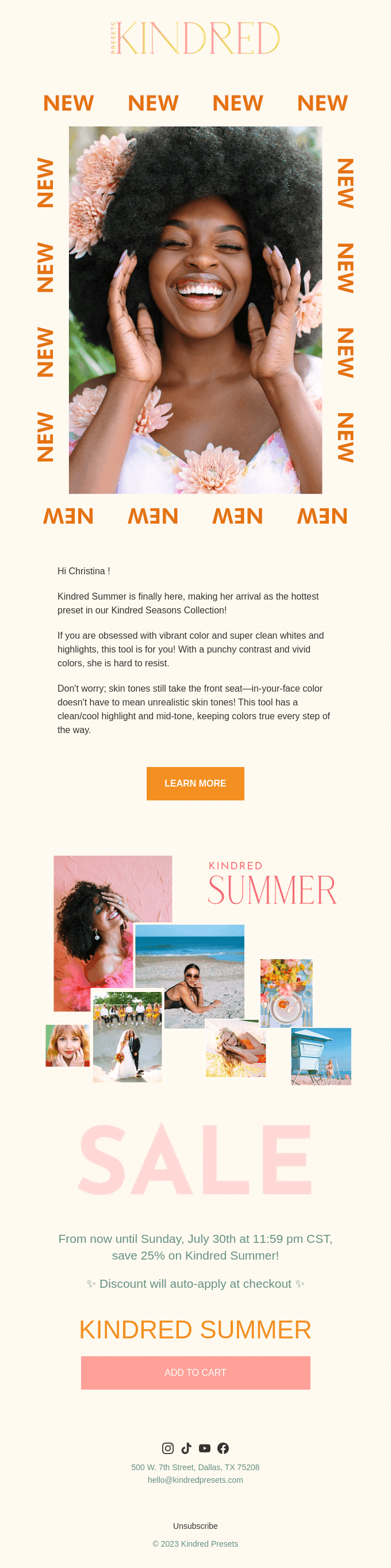 New Preset - Kindred Summer!