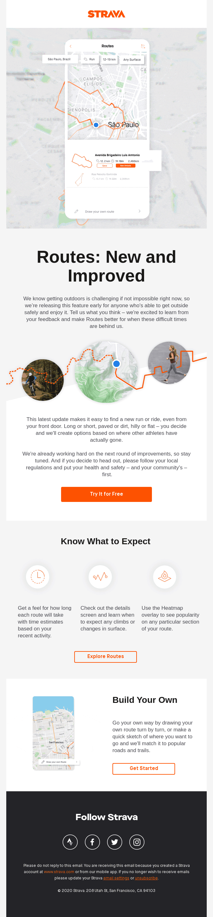 New Routes features! 🏃‍♂️ 🚴