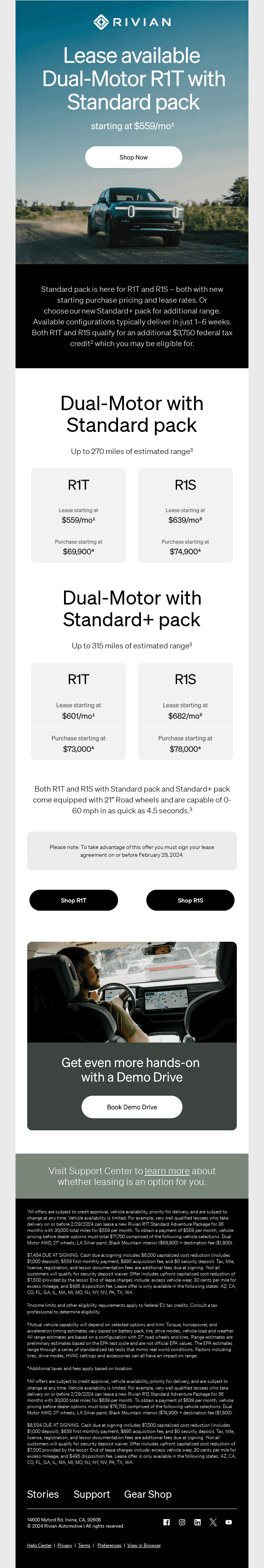 New Standard pack, new pricing
