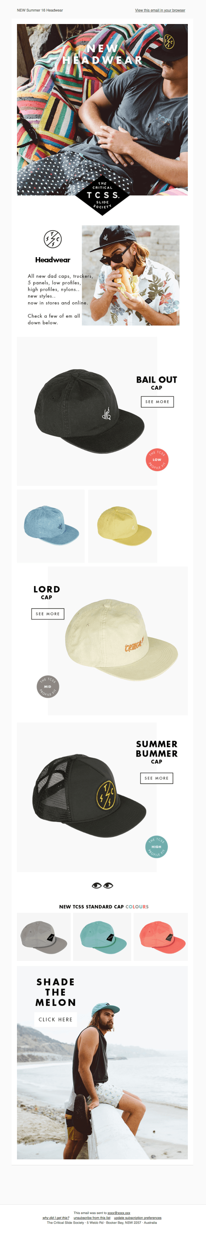 NEW Summer 16 Headwear