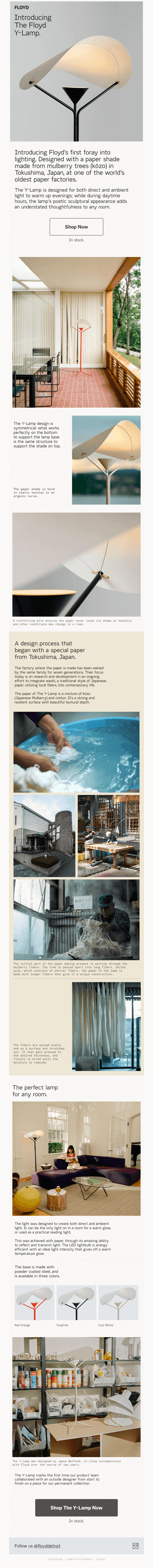 NEW: The Floyd Y-Lamp