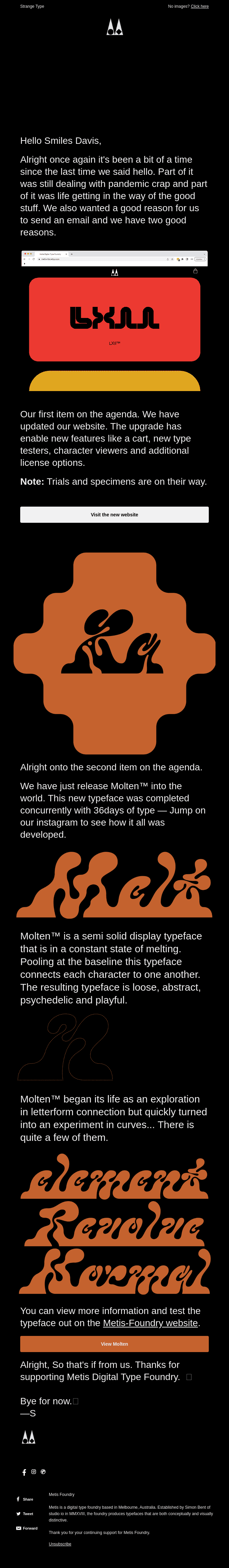 News website & Molten released