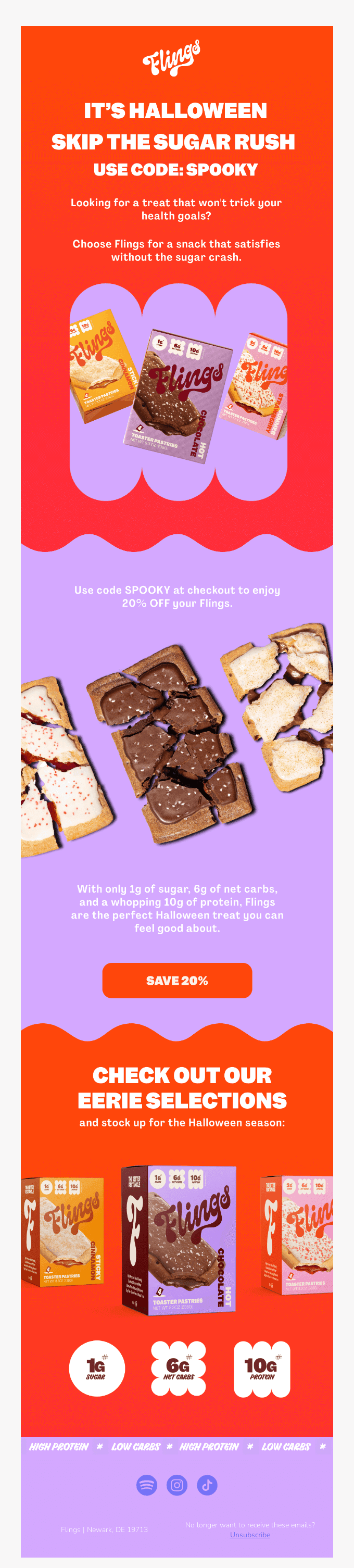 No tricks, only (healthy) treats 👻