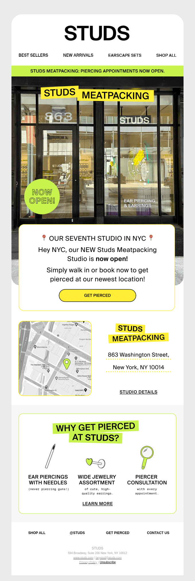 Now Open: STUDS Meatpacking ✨