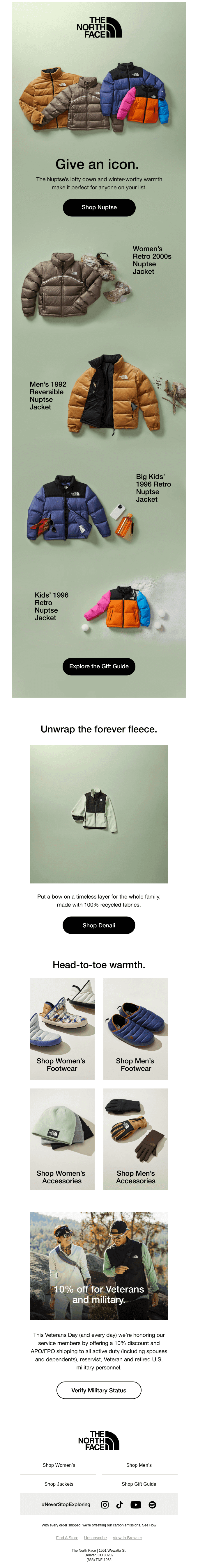Nuptse: Our most iconic gift.
