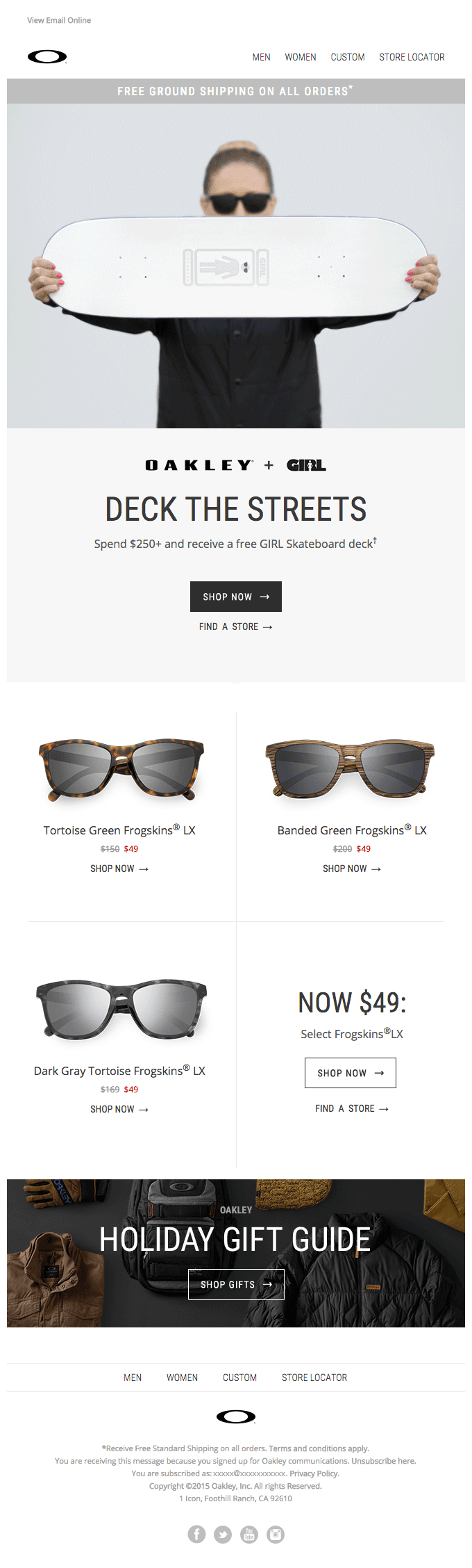 Oakley Email