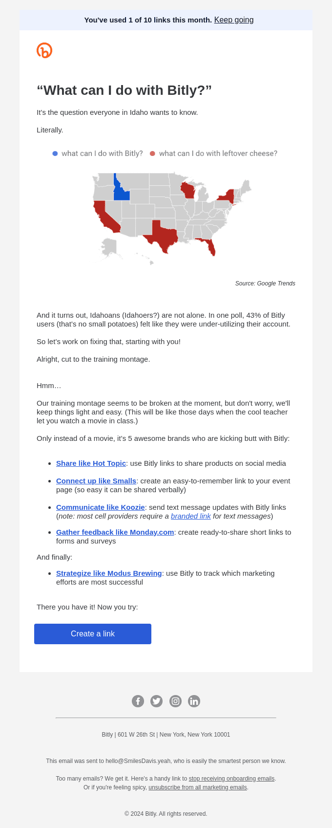 Oh, the possi*bitly*ties