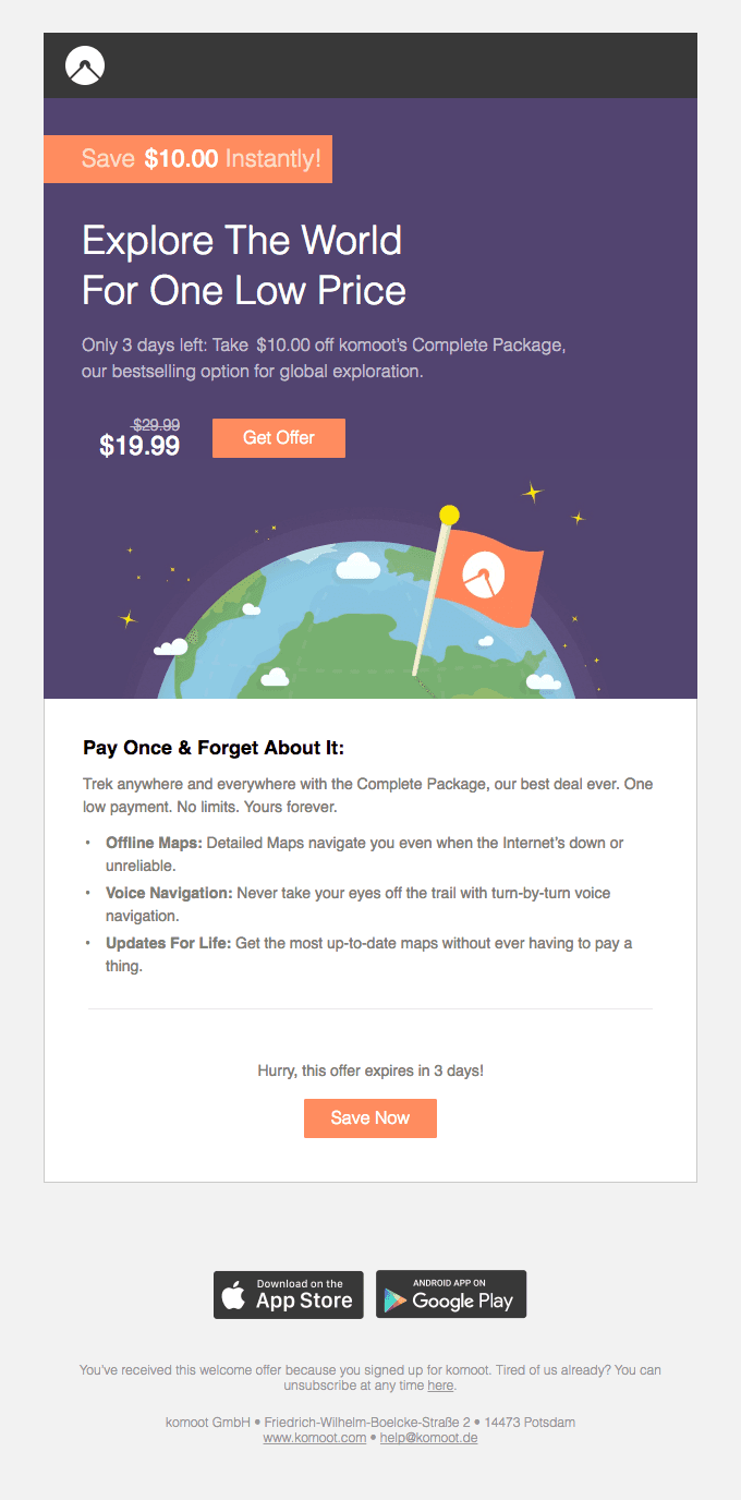 Only 3 Days Left: Save $10.00