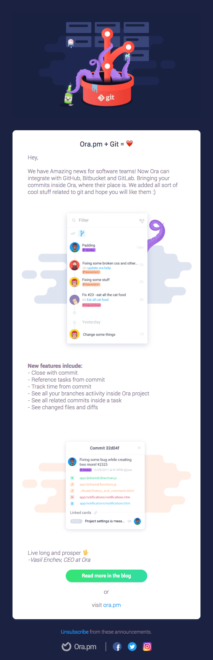 Ora + Git = ❤️️ (December update)