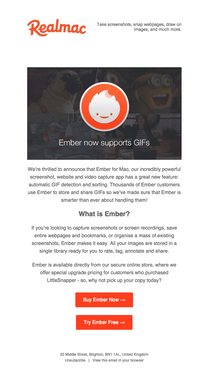 Organize your GIFs, and capture screenshots & full webpages with Ember
