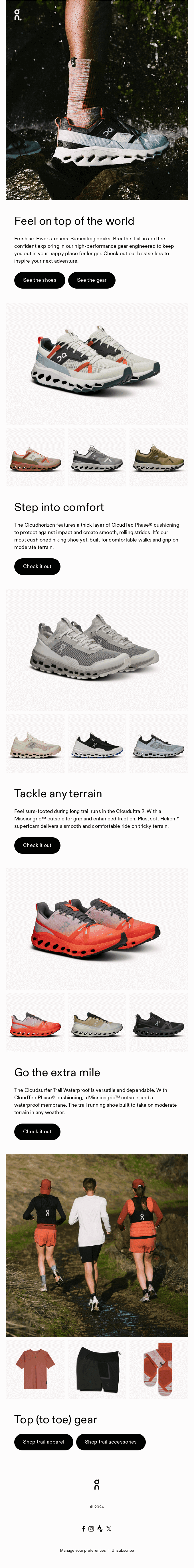 ☁️ Our bestselling outdoor shoes