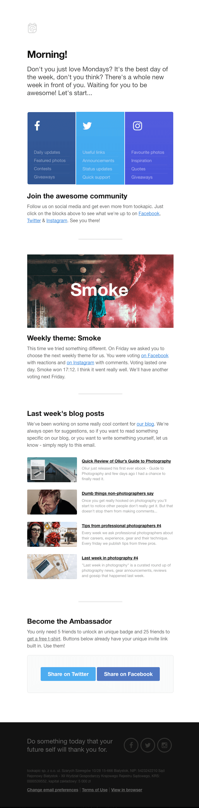 Our Community (Newsletter #011)