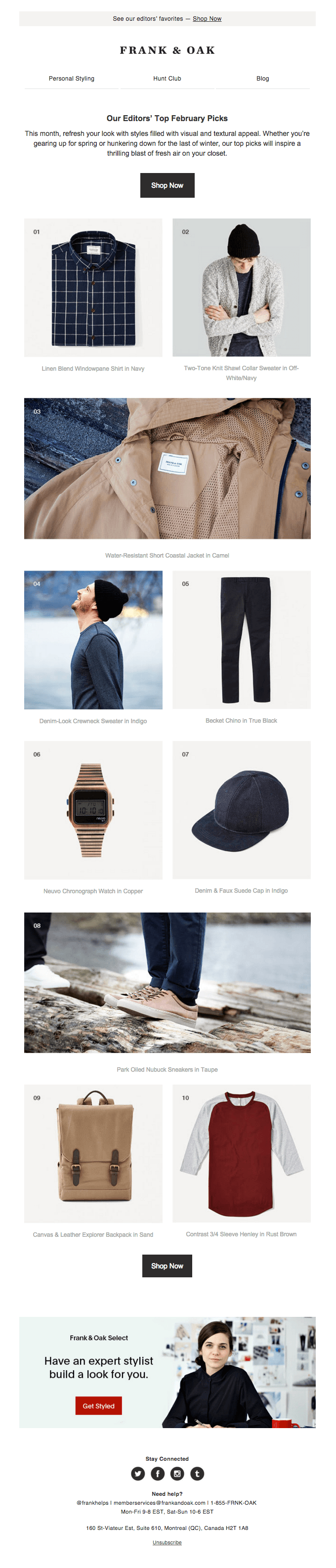 Our Editors’ Picks: Freshening Up For February