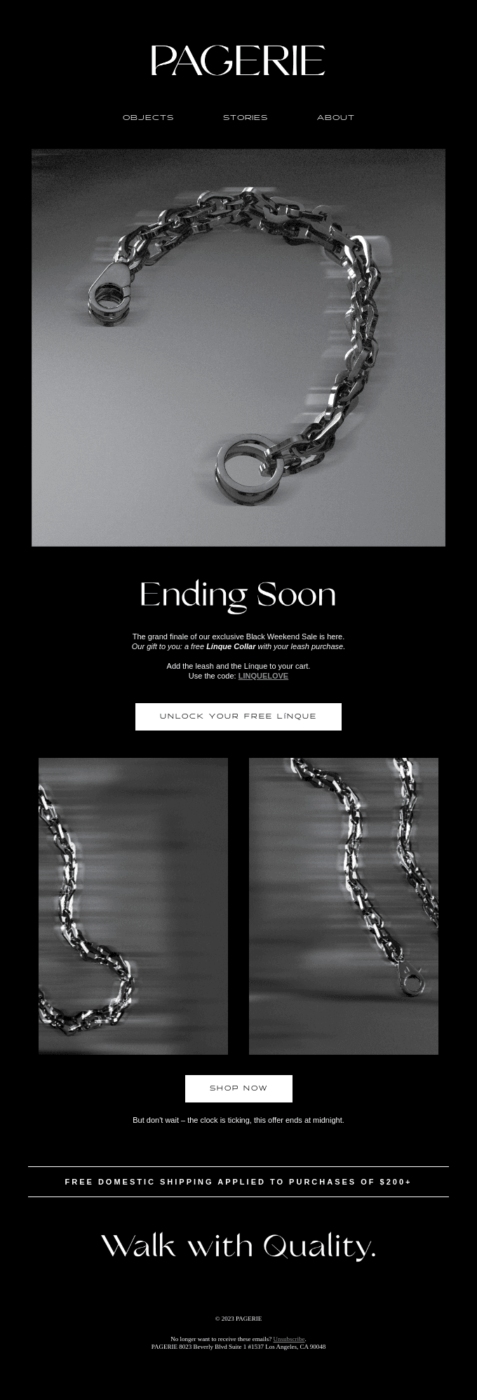 Our Final Drop Is Here