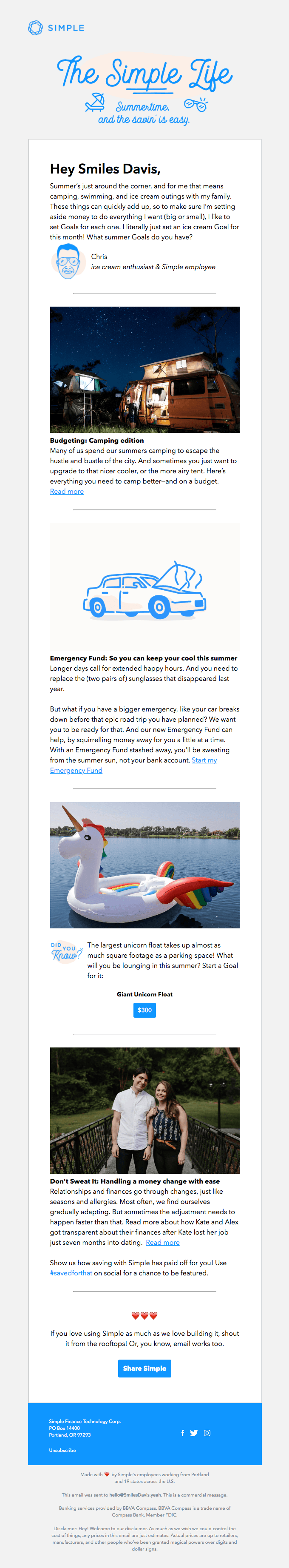 Our first newsletter!