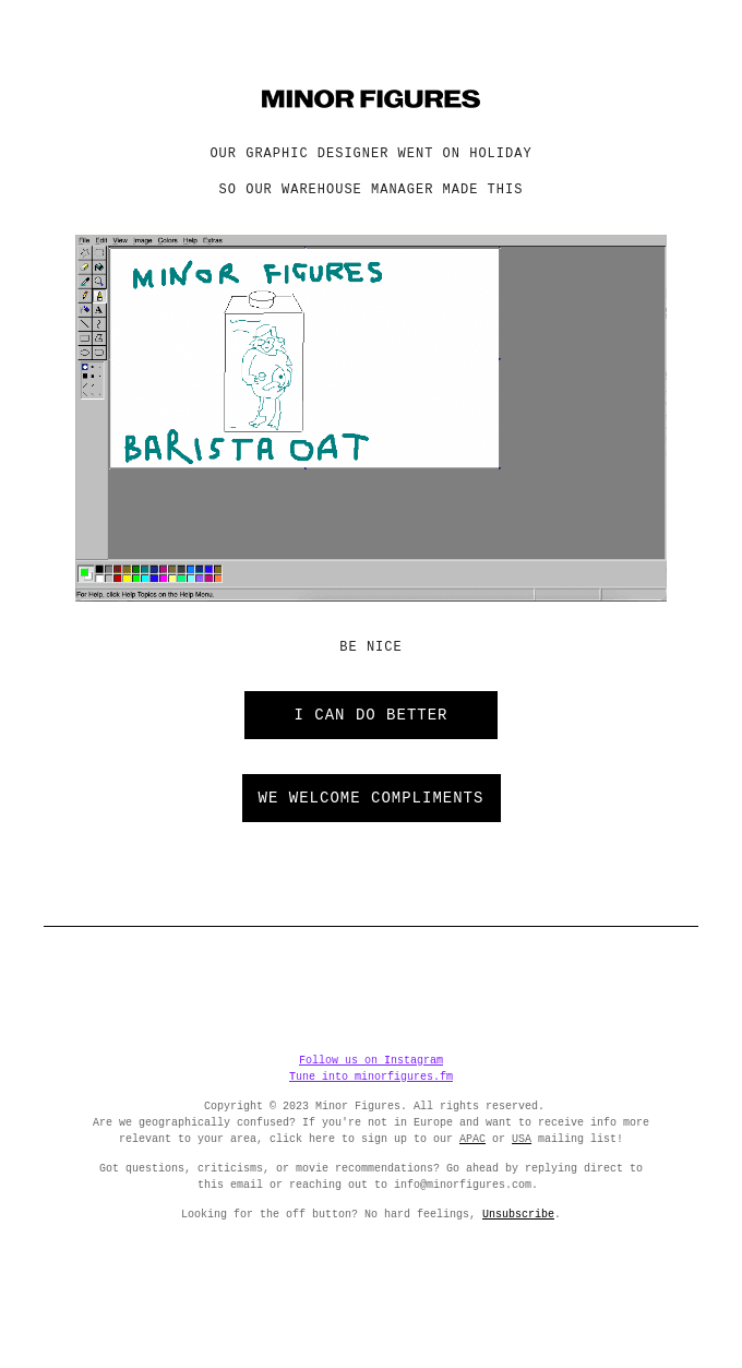 Our graphic designer is OOO