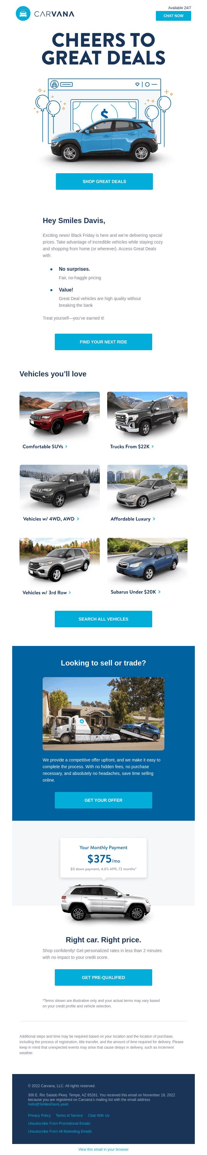 Our Great Deals 🤝 Your next ride