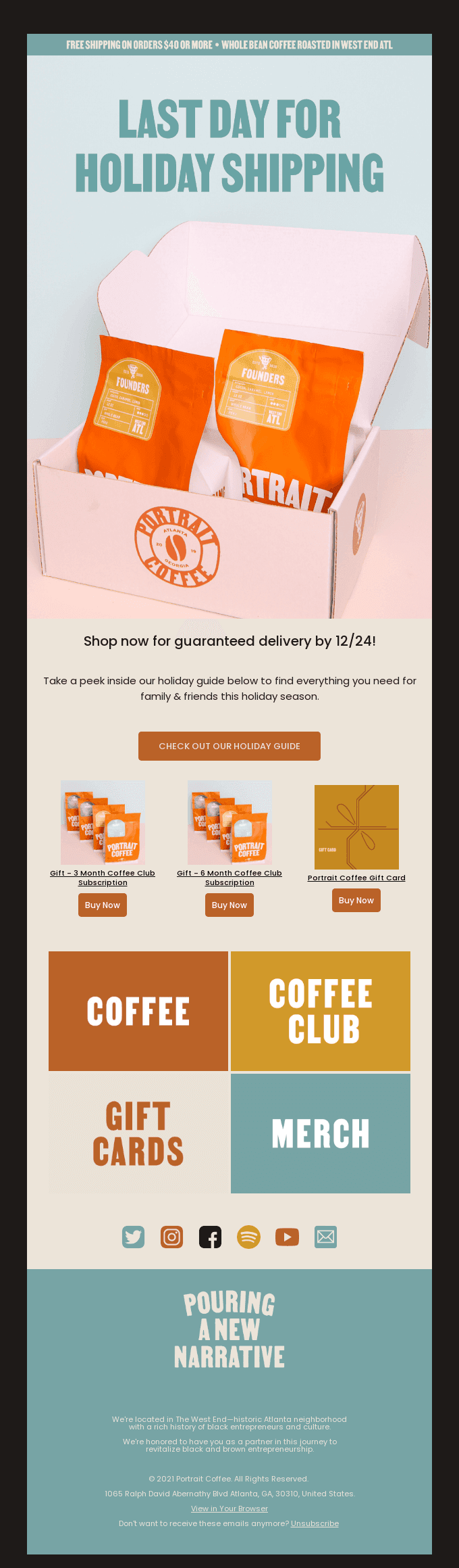 Our Holiday Shipping Deadlines! 🎁
