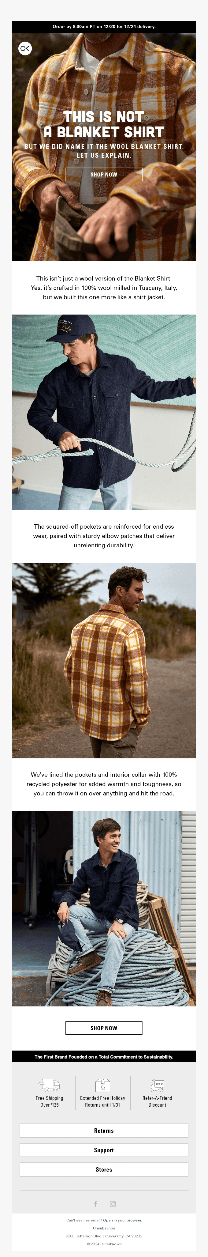 Our New Wool Blanket Shirt