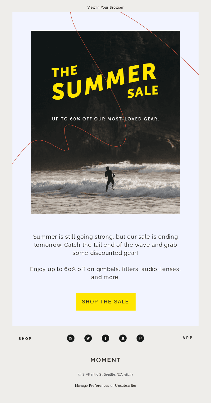 Our Summer Sale ends tomorrow!