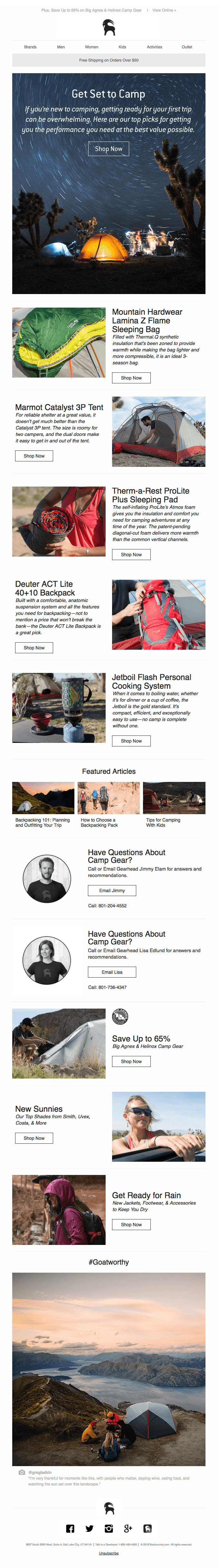 Part 1: Get Set to Camp with Top Gear & Recommendations