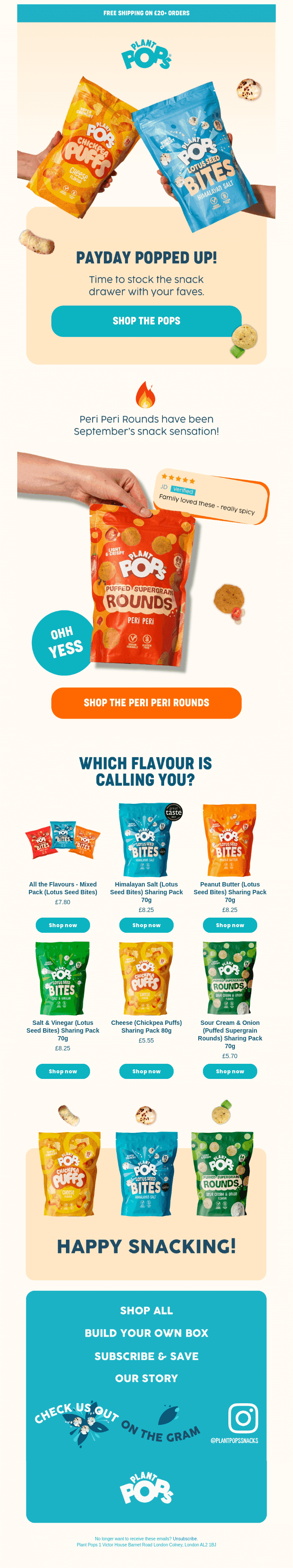 Payday = snack day 🎉