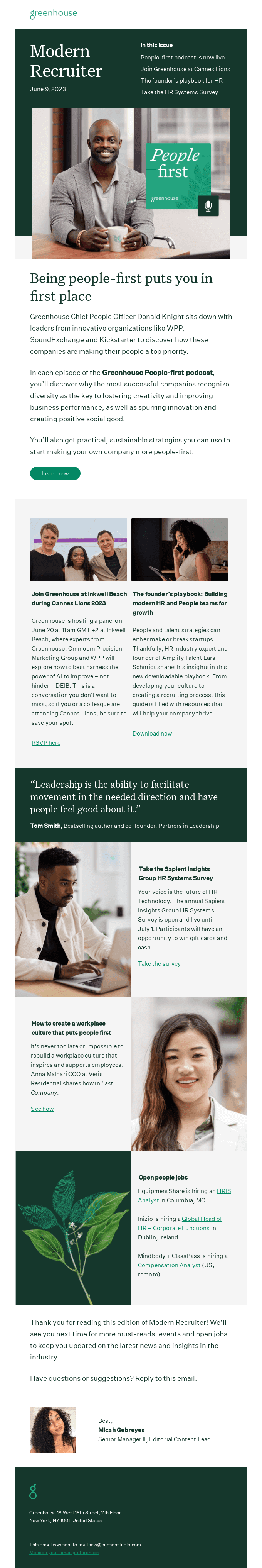 People-first, bias last