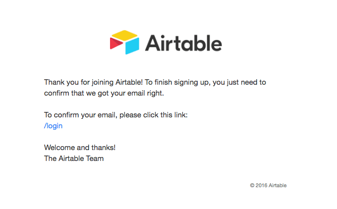 Please confirm your email