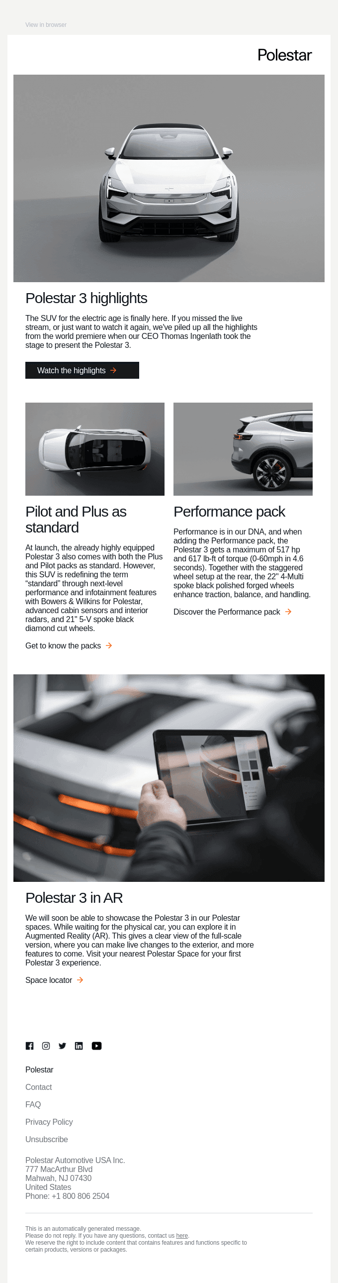 Polestar 3 is here