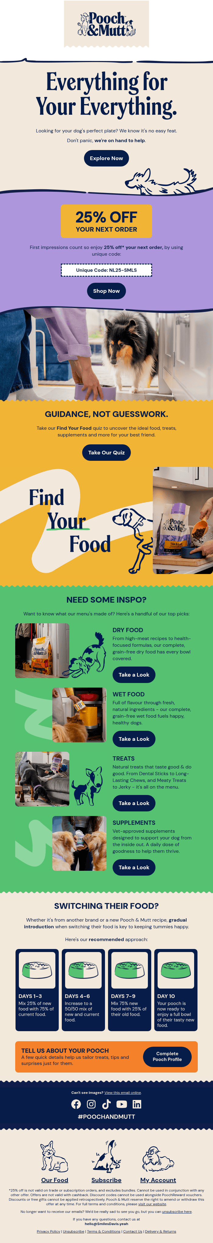 Find your perfect pooch food 🐶💕
