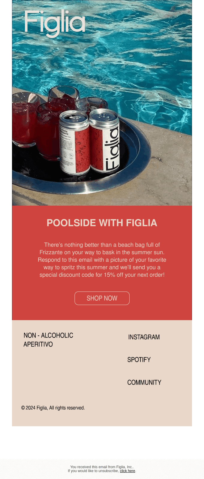 Poolside with Figlia