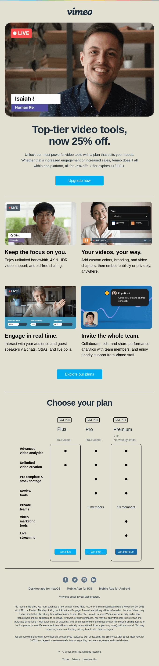 Powerful plans, now 25% off