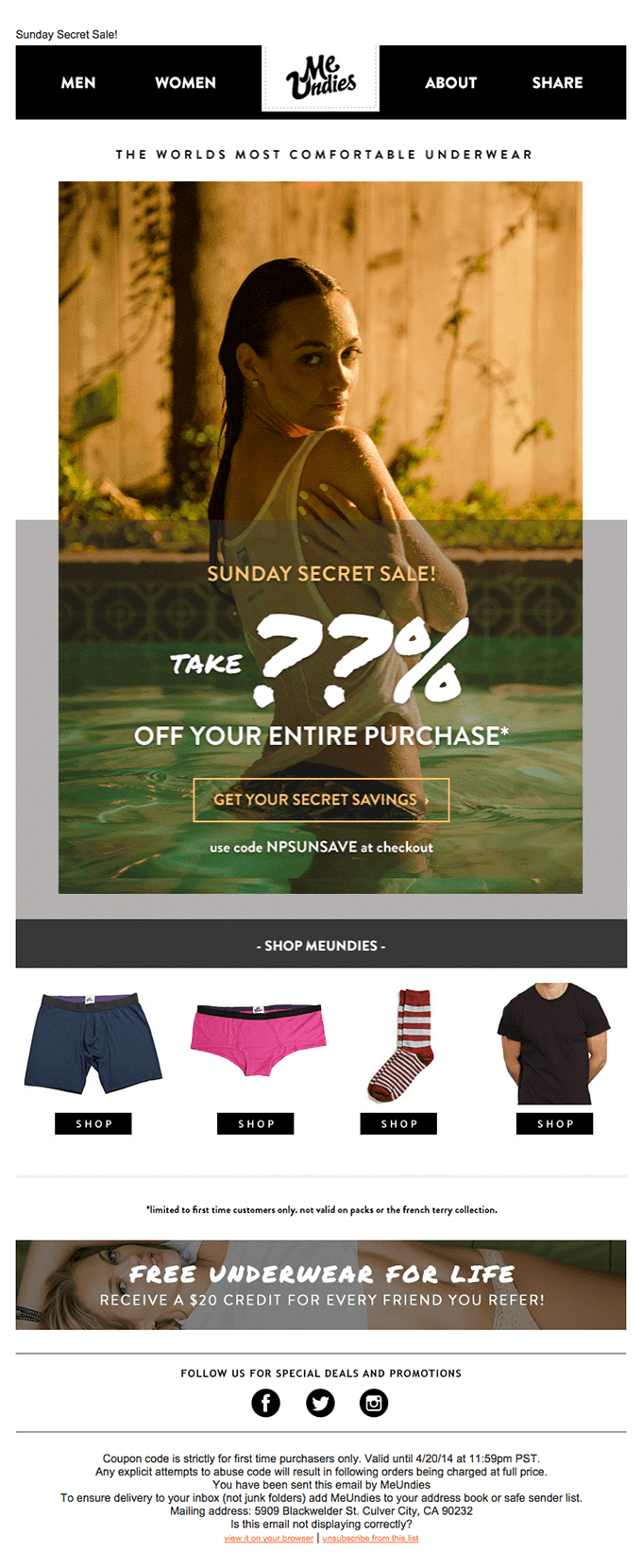 Pretend You’re a Kid Again… XX% Off Entire Cart Next 12 Hours.