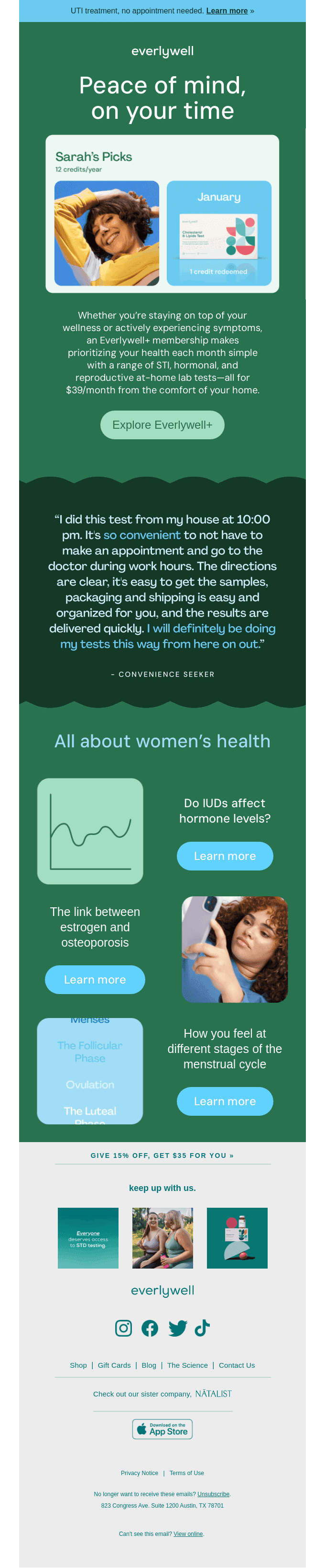  👏  Prioritize your health