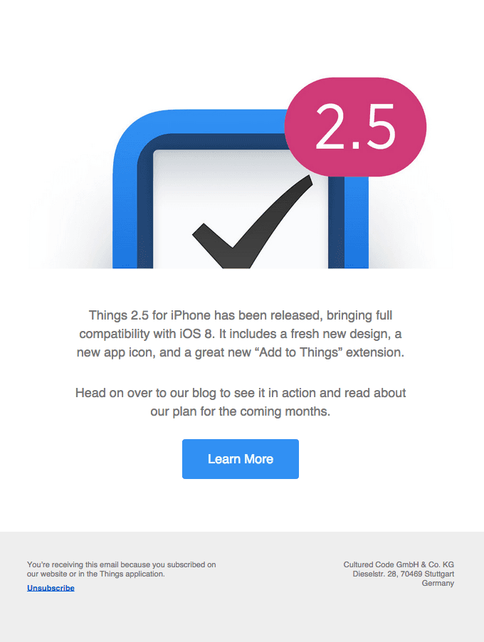 Things 2.5 for iPhone released: fresh new design and features for iOS 8