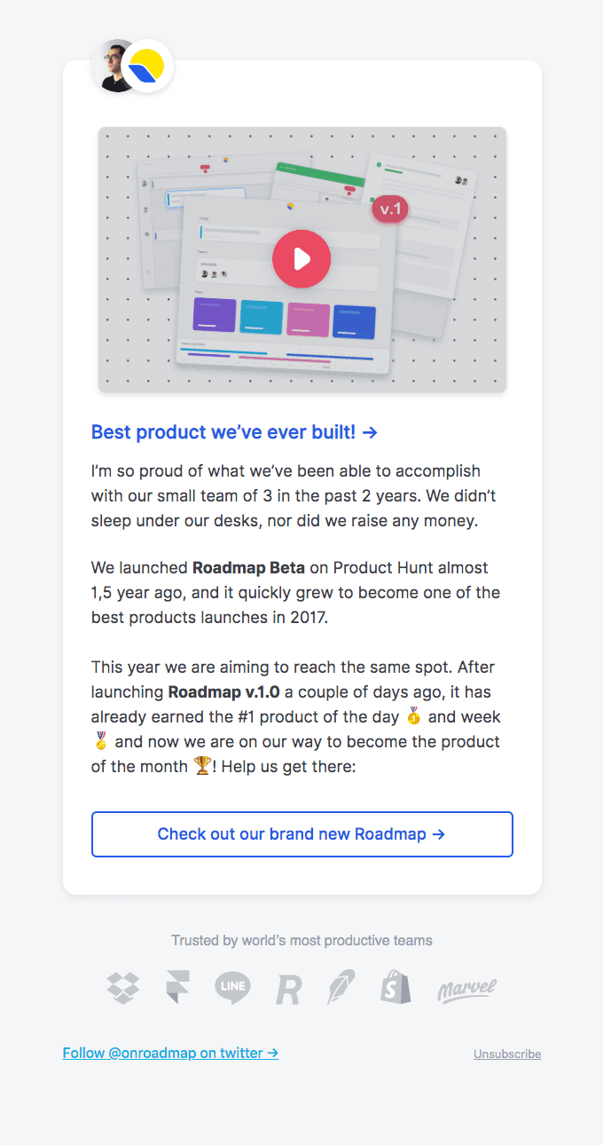 Proud of Roadmap v.1.0 ❤️