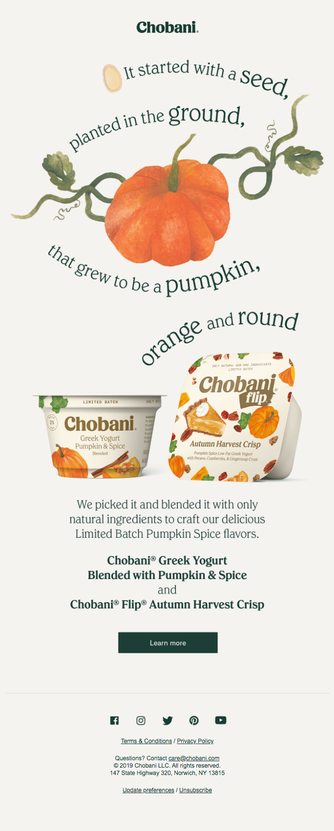 Pumpkin. Is. Back.