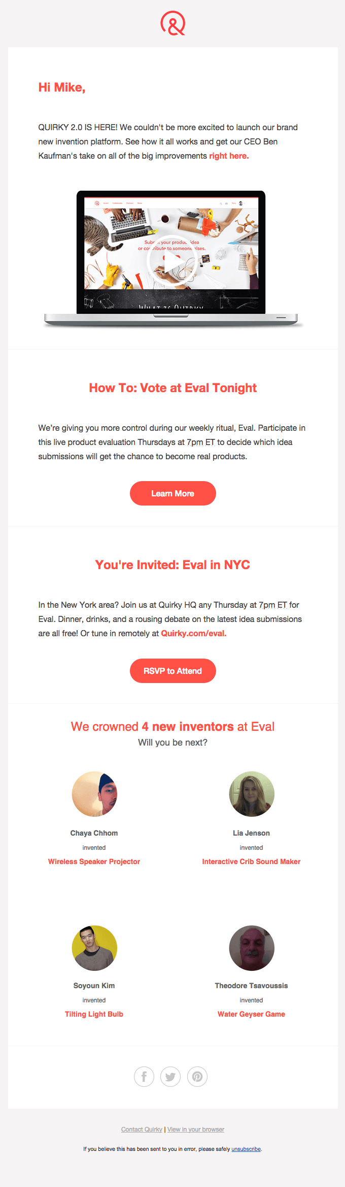 A whole new way to invent: QUIRKY 2.0 IS HERE!